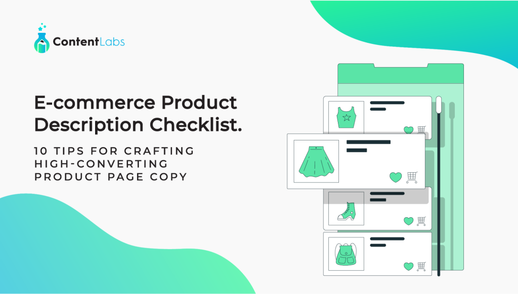 product description checklist for ecommerce