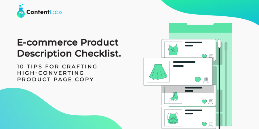 E-commerce product description checklist – 10 tips for crafting high-converting product page copy